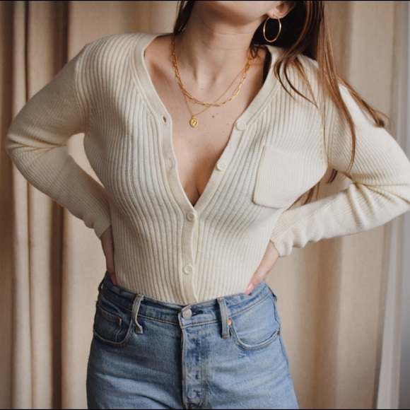 Vintage Sweaters - SOLD | 90’s Cream Cardigan